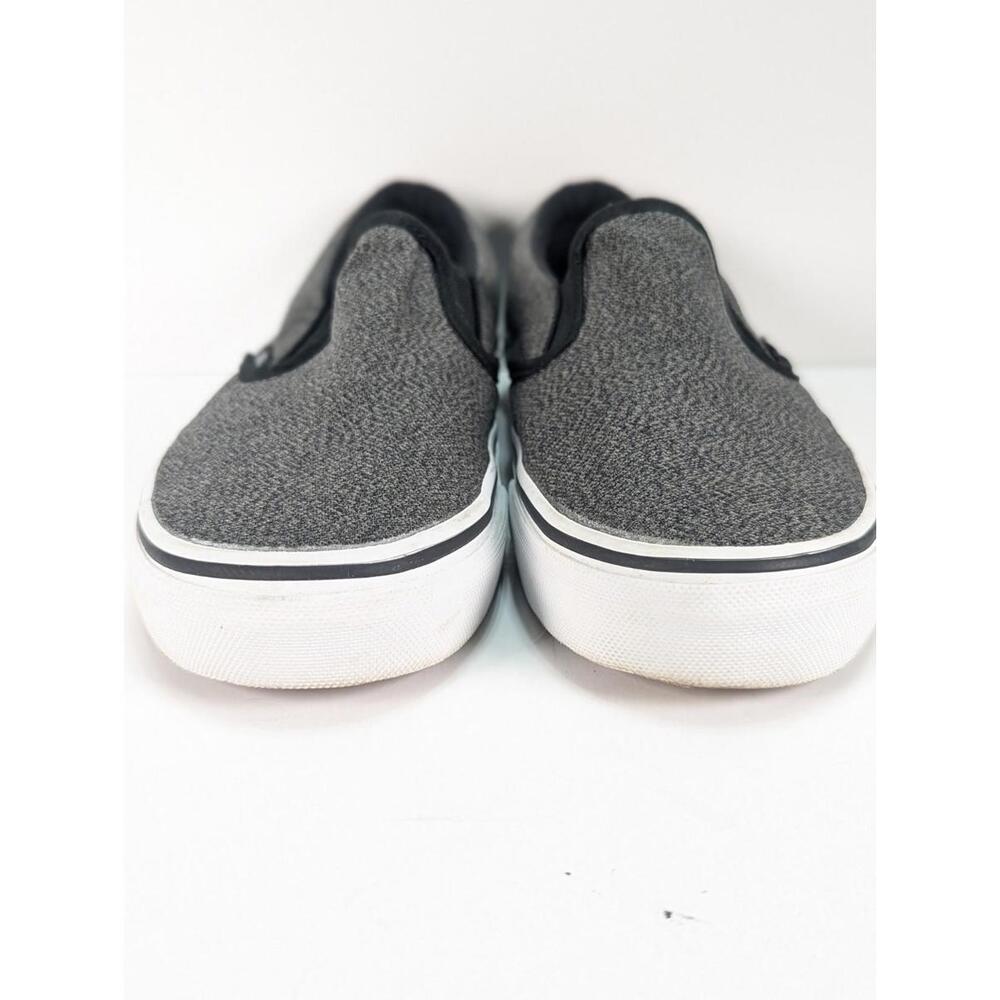 Vans Slip-On Shoes/Sneakers Chambray Gray Womens 8 Unisex Skater Tennies Slipper - Picture 3 of 14